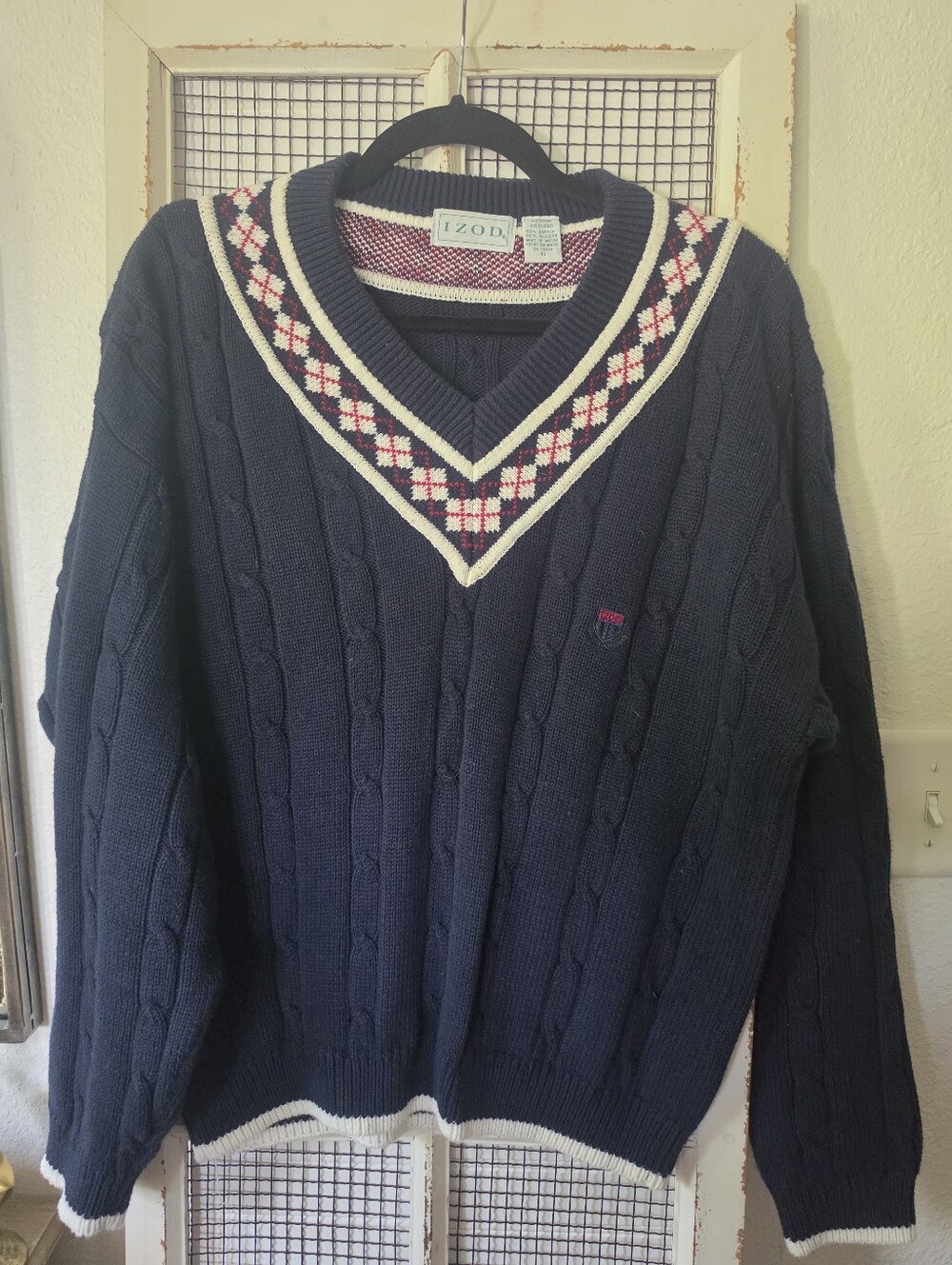 Vintage IZOD Vneck Sweater